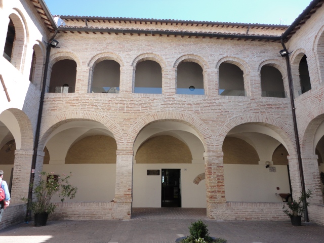 Ostra Vetere: ex-cloister of San Francesco, another view