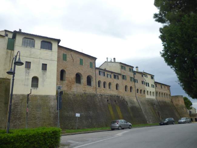 walls of Morro d'Alba, Le Marche